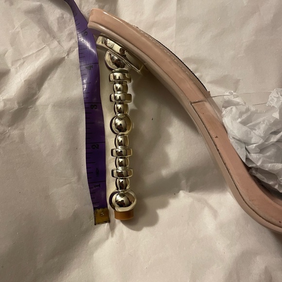 Cape Robbin Nude Translucent Mule Heels Women’s size 8.5 Brand New - Picture 6 of 6